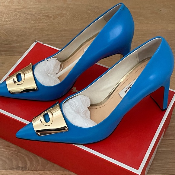 Coach Spazzalato French Blue Pumps - Picture 6 of 7